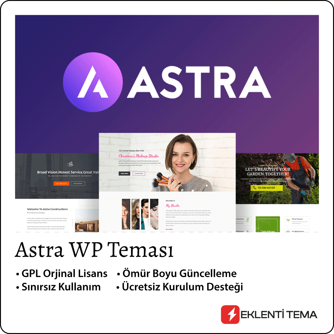 Astra Pro v4.6.5 - En Popüler WordPress Tema
