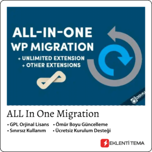 All in One Migration - WP Site Yedekleme
