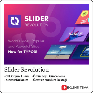 Slider Revolution v6.7.3 - Wordpress Slider Eklentisi