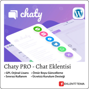 Chaty PRO v3.1.8 - Whatsapp Chat Eklentisi