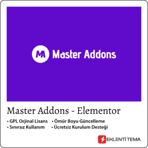 Master Addons Pro v1.9.7 - Elementor Eklentisi