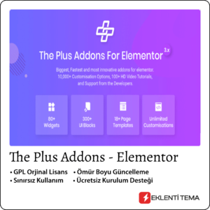 The Plus Addons v5.3.6 - Elementor Eklentisi
