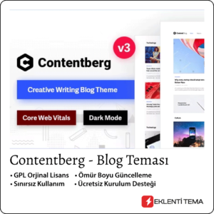 Contentberg v3.0.1 - İçerik Pazarlama Kişisel Blog WP Teması